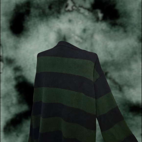 Brandy Melville Whimsygoth Striped Knit Cardigan - Picture 5 of 7